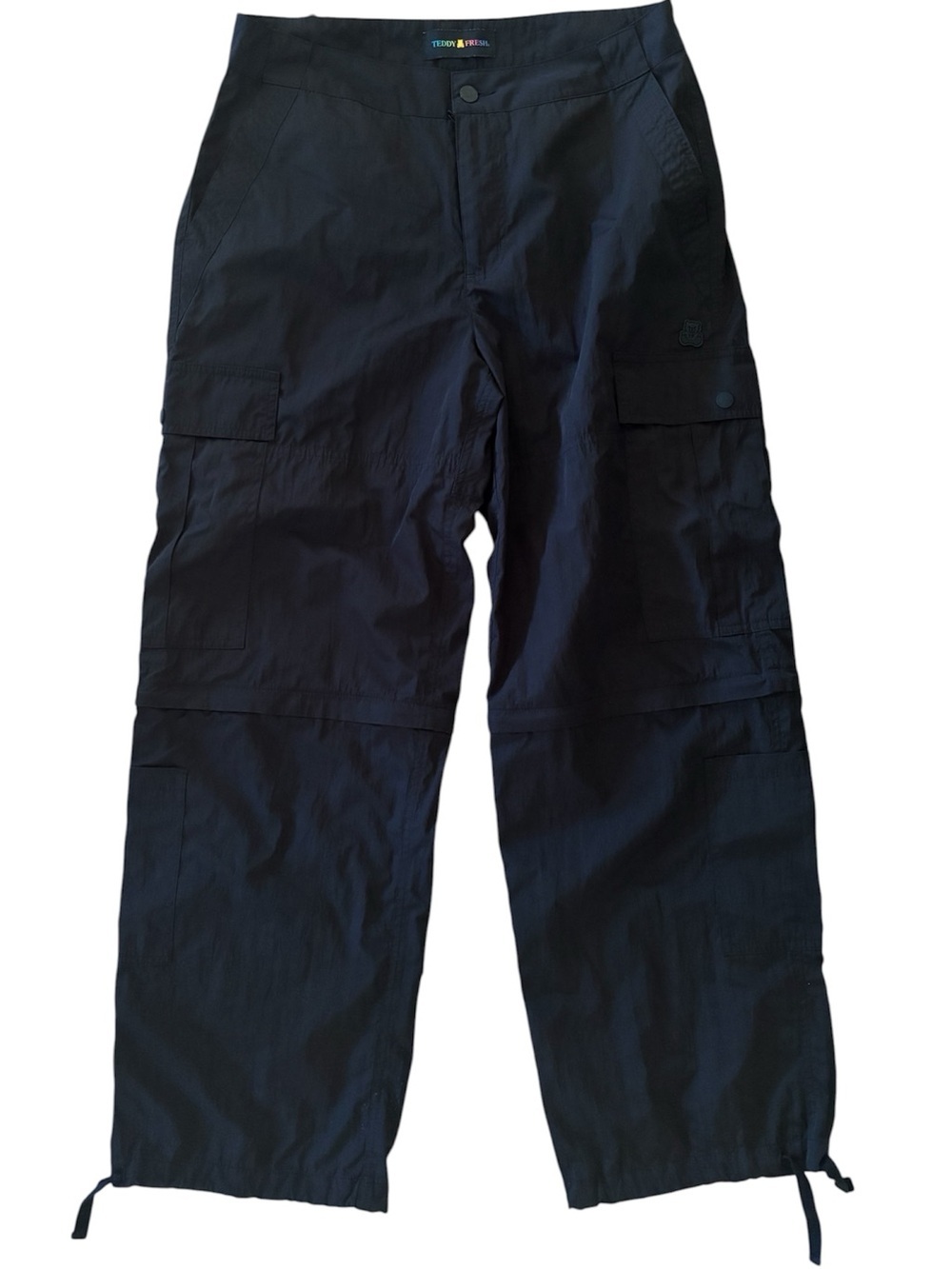 Teddy Fresh Nylon Cargo Pants Men’s Size 30 Adjustable Cinch Hem Utility - Picture 2 of 8